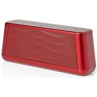 Groov-e Soundwave Bluetooth Speaker with Mic Red