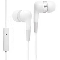 Groov-e Mobile Buds Stereo Earphones with Microphone (White)