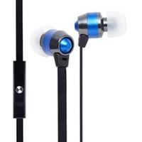 Groov-e Smart Buds Metal Earphones with Remote Mic Blue