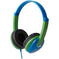 Groov-e Kidz DJ Style Headphone with 85dB Volume Limiter - Blue/Green