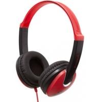 groov e kidz dj style headphones red and black