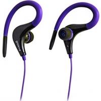 Groov-e Sports Clips Ultra Light Earphones Violet