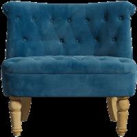 Grace Snuggle Chair - Sapphire