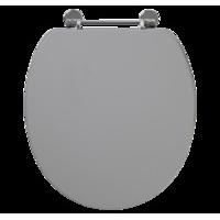 Grove Wooden Toilet Seat - Stone Grey