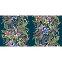 graduate collection wallpapers lemur teal tropical fusion lemur teal