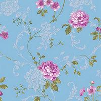 graham brown northern rose decorative wallpaper blue pink