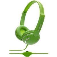 Groov-e GV897GN Streetz Stereo Headphones with Volume Control - Green