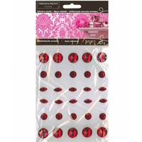 Graham & Brown Stickers Jewels Ruby, 42783