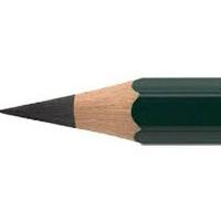 Green Jumbo Faber Castell Coloured Pencil
