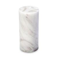 Grey Marble Effect Whipped Chocolate Pillar Candle Large