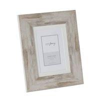 Grey Washed Single Frame Wood Picture Frame (H)25.2cm x (W)20.2cm