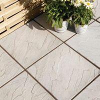 Grey Derbyshire Single Paving Slab (L)450mm (W)450mm