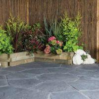 graphite minster paving patio pack l23 w23m pack of 33 529 m