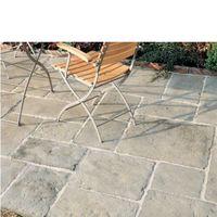 Grey Green Old Town Paving Slab (L)900 (W)600mm Pack of 10