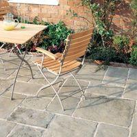 Grey Green Old Town Paving Slab (L)600 (W)450mm Pack of 48