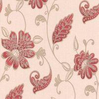 graham brown juliet red floral wallpaper