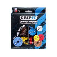 GripIt Plasterboard Fixing Starter Set 20 Pieces