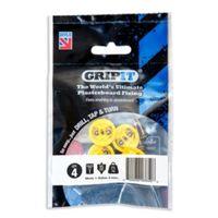 GripIt Plasterboard Fixings (Dia)15mm Pack of 4