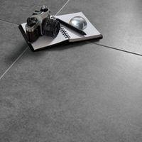 Grey Cement Inspired Design Porcelain Floor Tile Pack of 5 (L)450mm (W)450mm