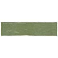 Green Ceramic Wall Tile Pack of 22 (L)300mm (W)75mm