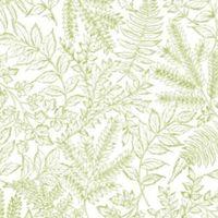 graham brown green leaves fibrous wallpaper