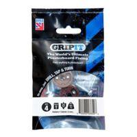 GripIt Plasterboard Fixings (Dia)20mm Pack of 4