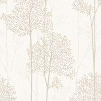 graham brown eternal cream gold foliage glitter effect wallpaper
