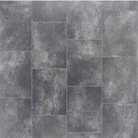 grey slate tile effect vinyl flooring 4 m