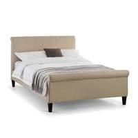 Grosvenor Upholstered Scroll Bed King