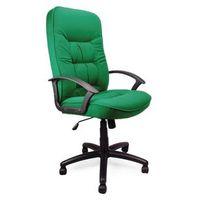 green fabric high back executive armchair