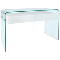 Greenapple Glass Plus Mauritius Console Table - White LY1303