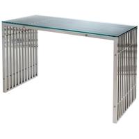 Greenapple Glass Plus Steele Console Table LY4402