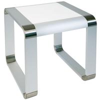 Greenapple Glass Plus Oasis Lamp Table - White LY83180W