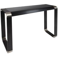 Greenapple Glass Plus Oasis Console Table - Black LY85180B