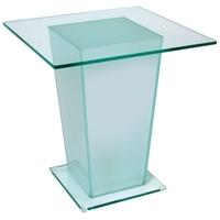 Greenapple Pure Glass Table with Lamp in Base 59162