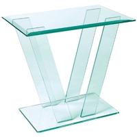 Greenapple Pure Glass Square Table with V Shape Base 59117