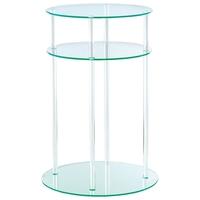 greenapple pure glass round table 59596