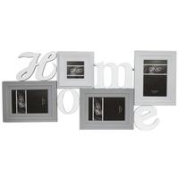 Grey and White Home Photo Frame (Set of 4)