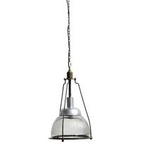 Grooves and Glass Hanging Lamp 31cm