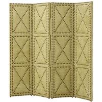 Green Velvet Small Folding Screen Duchamp