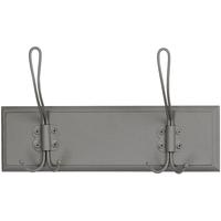 Grey Coat Rack with 2 Hook (Set of 6)