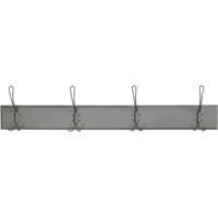 grey coat rack with 4 hook set of 4