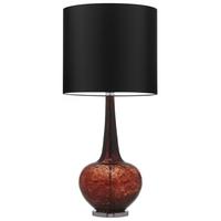 grace tuscan red table lamp