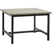 Granite Grey Coffee Table with Black Legs