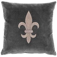 Grey Velvet Small Pillow Theroux