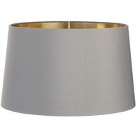 grey lamp shade with gold lining 48cm