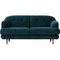 Gracie 2 Seater Sofa, Seafoam Blue Velvet