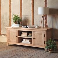 Grove Oak Widescreen TV Unit - Up To 65\