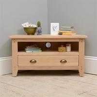 Grove Oak Corner TV Unit - Up To 40\