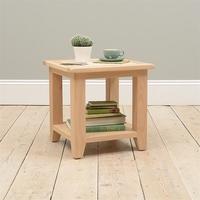 Grove Oak Side Table with Shelf